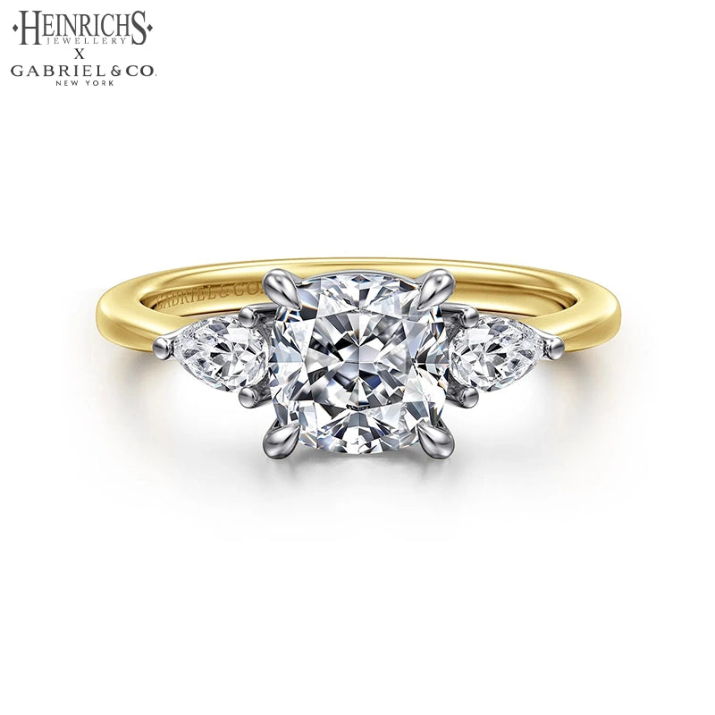 1.50ctr-3.00ctr Square Cushion Cut Lab Grown Diamond Ring