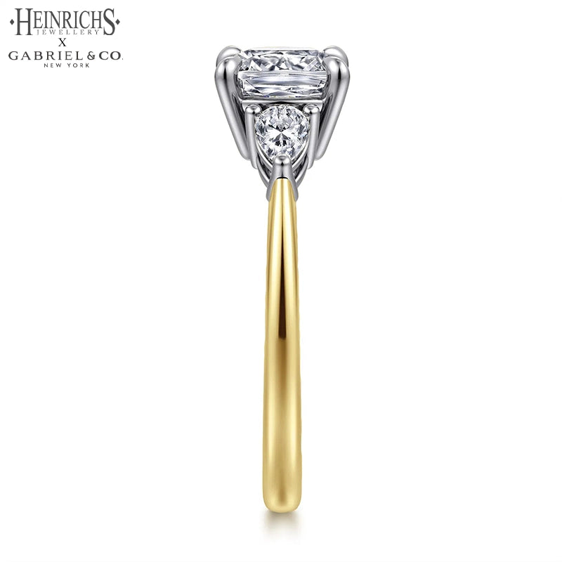 1.50ctr-3.00ctr Square Cushion Cut Lab Grown Diamond Ring