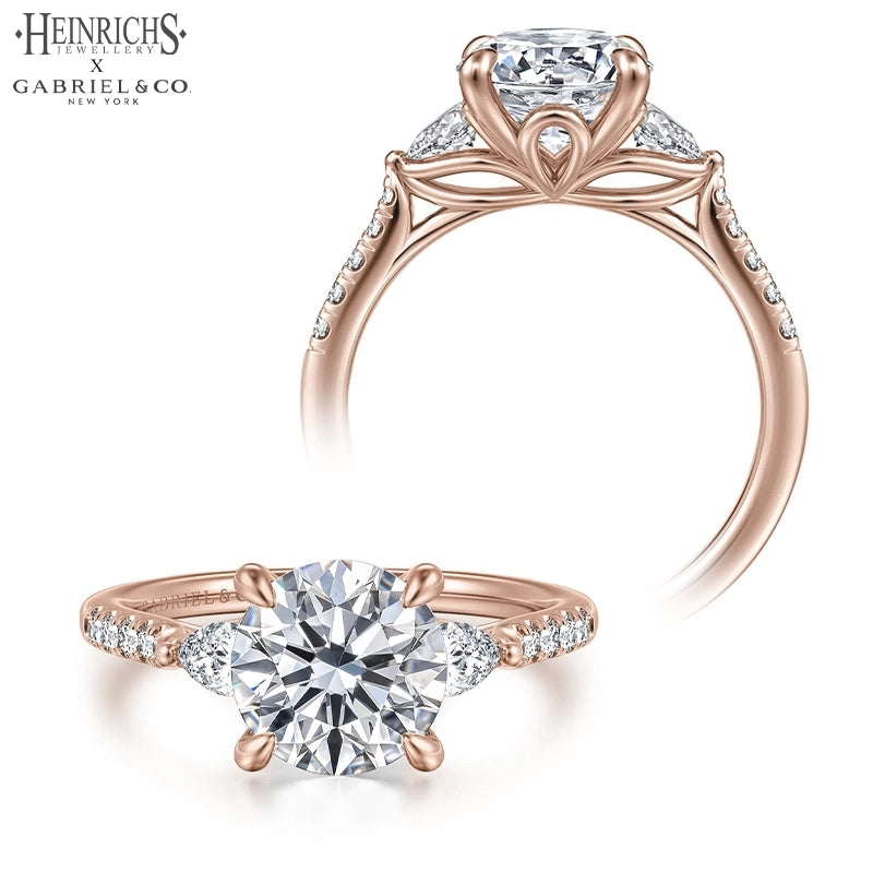 1.50ctr-3.00ctr Round Cut Lab Grown Diamond Ring