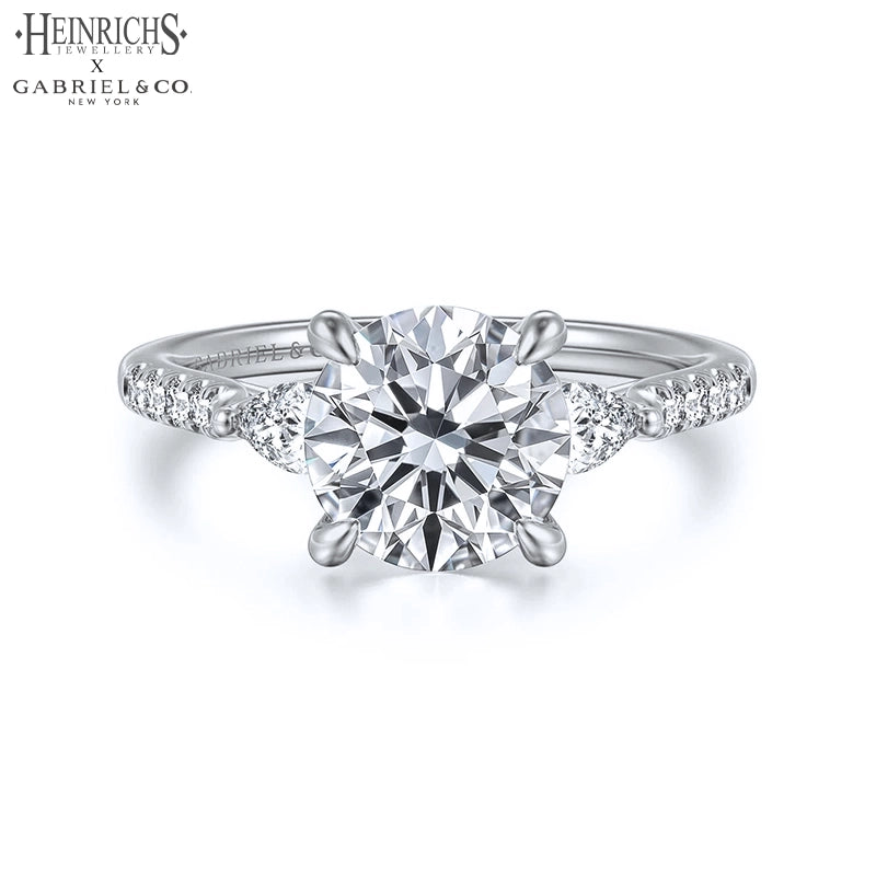 1.50ctr-3.00ctr Round Cut Lab Grown Diamond Ring