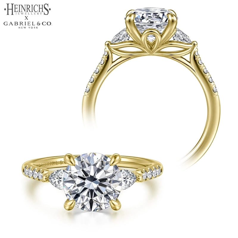 1.50ctr-3.00ctr Round Cut Lab Grown Diamond Ring