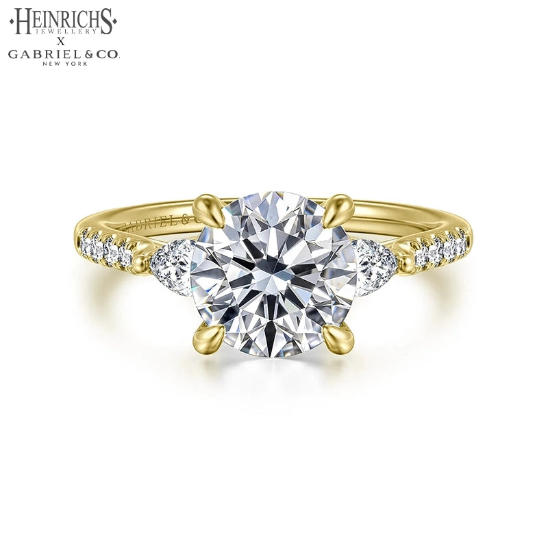 1.50ctr-3.00ctr Round Cut Lab Grown Diamond Ring