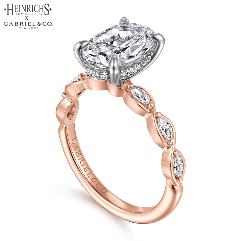 1.25ctr-2.50ctr Oval Cut Lab Grown Diamond Ring Tailor Made