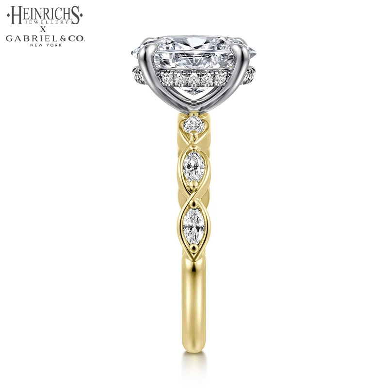 1.25ctr-2.50ctr Oval Cut Lab Grown Diamond Ring Tailor Made