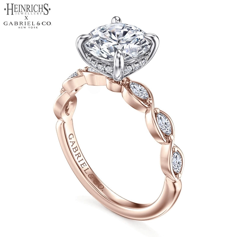 1.25ctr-2.50ctr Round Cut Lab Grown Diamond Ring Tailor Made