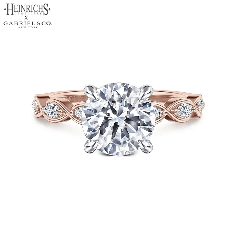 1.25ctr-2.50ctr Round Cut Lab Grown Diamond Ring Tailor Made