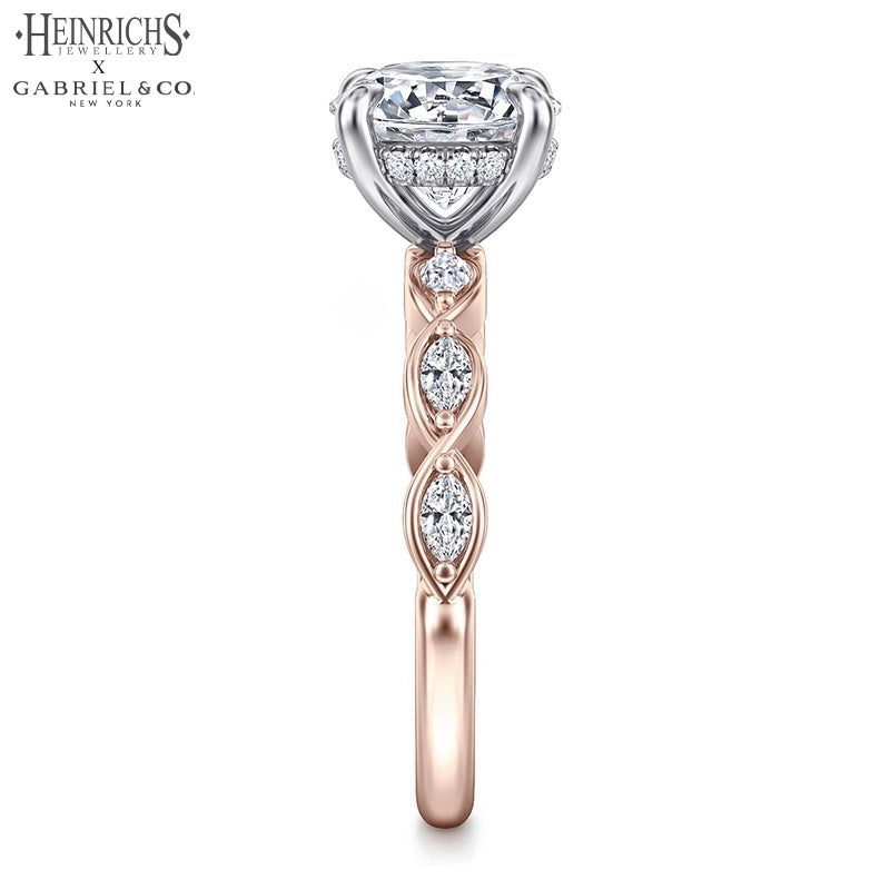 1.25ctr-2.50ctr Round Cut Lab Grown Diamond Ring Tailor Made