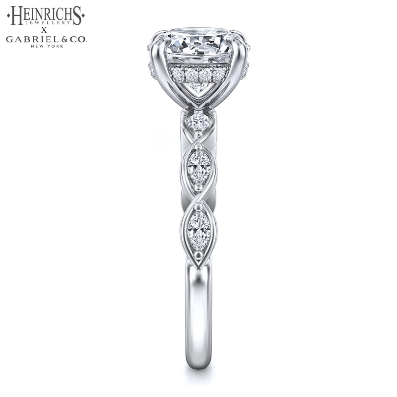 1.25ctr-2.50ctr Round Cut Lab Grown Diamond Ring Tailor Made