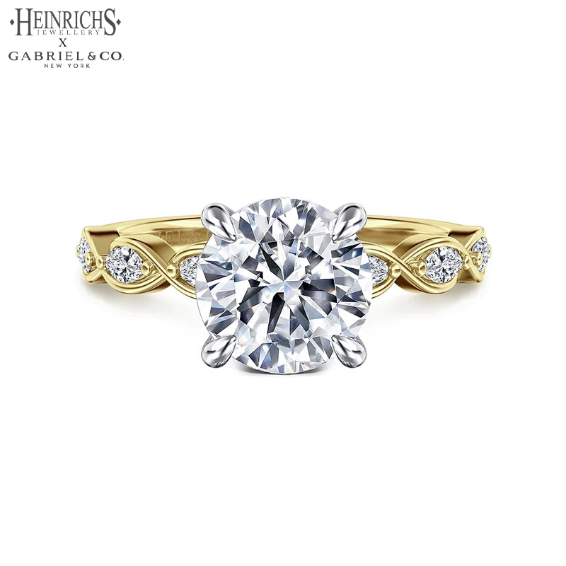 1.25ctr-2.50ctr Round Cut Lab Grown Diamond Ring Tailor Made