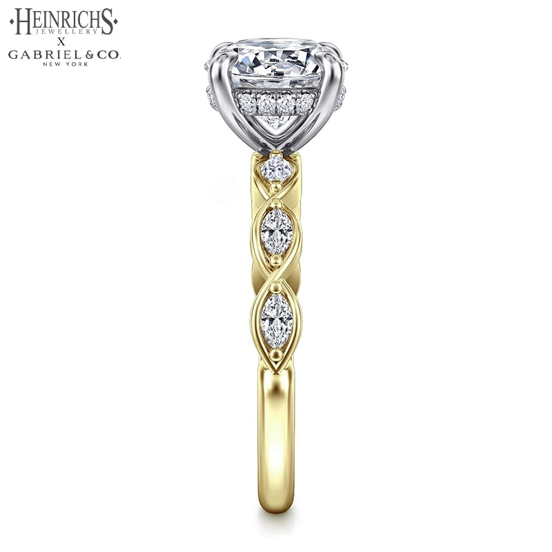 1.25ctr-2.50ctr Round Cut Lab Grown Diamond Ring Tailor Made