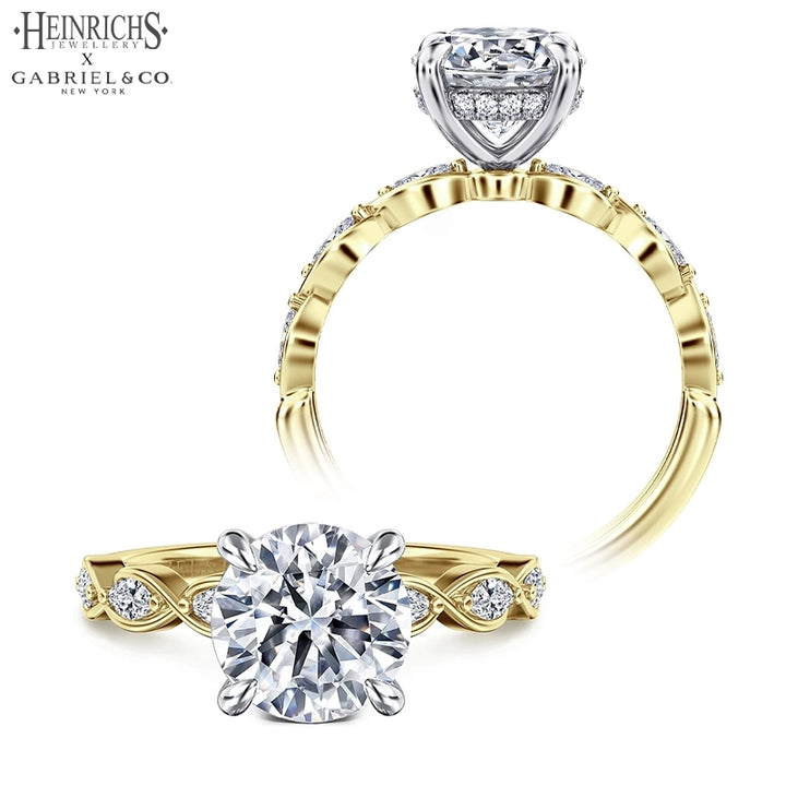 1.25ctr-2.50ctr Round Cut Lab Grown Diamond Ring Tailor Made