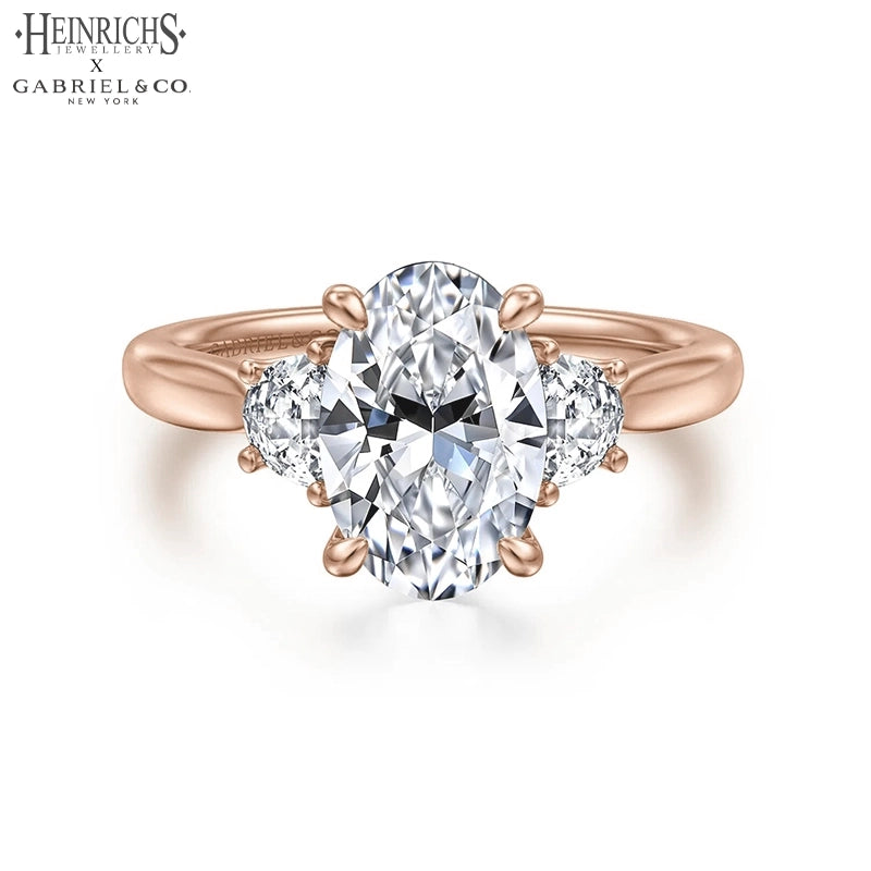 1.50ctr-3.00ctr Oval Cut Lab Grown Diamond Ring Tailor Made