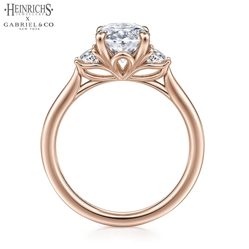 1.50ctr-3.00ctr Oval Cut Lab Grown Diamond Ring Tailor Made