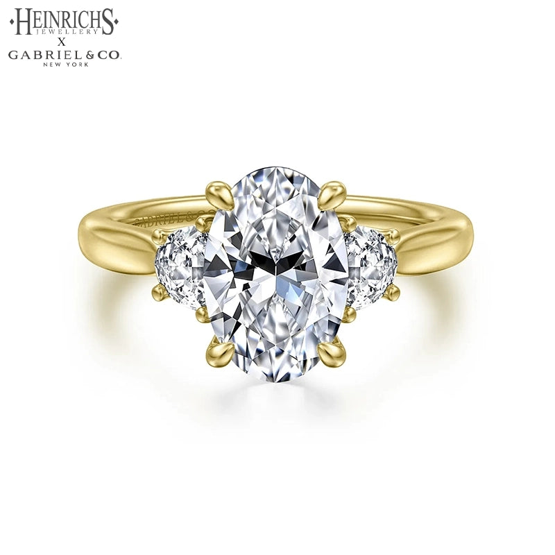 1.50ctr-3.00ctr Oval Cut Lab Grown Diamond Ring Tailor Made