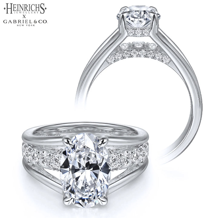 1.50ctr-3.00ctr Oval Cut Lab Grown Diamond Ring Tailor Made