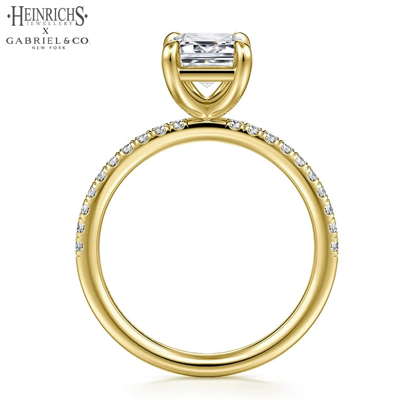 1.25ctr-2.50ctr Emerald Cut Lab Grown Diamond Ring