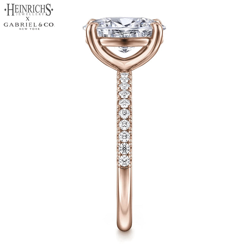 1.25ctr-2.50ctr Oval Cut Lab Grown Diamond Ring Tailor Made