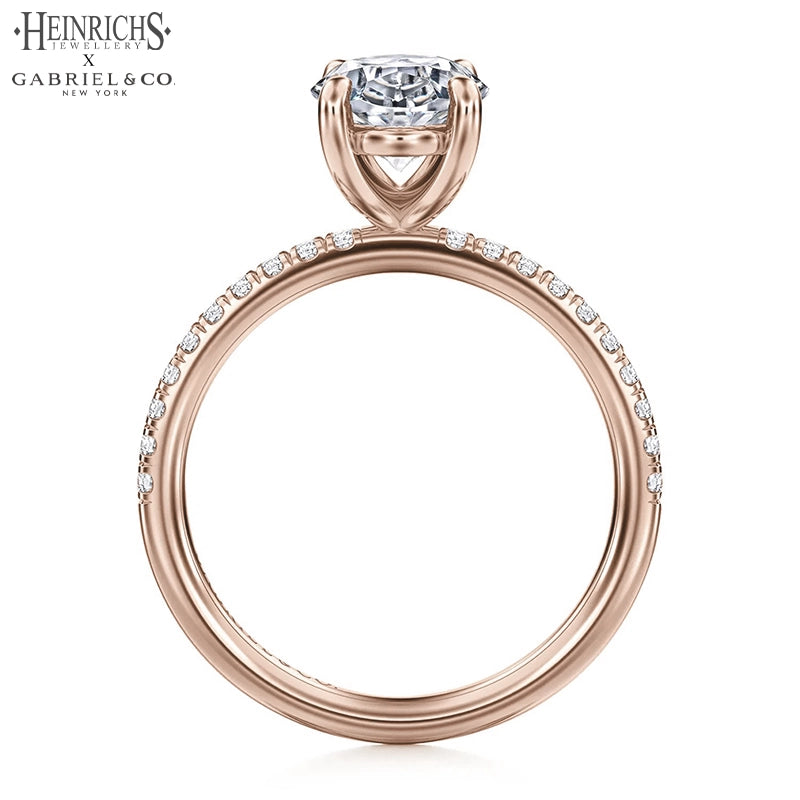 1.25ctr-2.50ctr Oval Cut Lab Grown Diamond Ring Tailor Made
