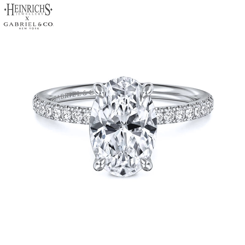 1.25ctr-2.50ctr Oval Cut Lab Grown Diamond Ring Tailor Made