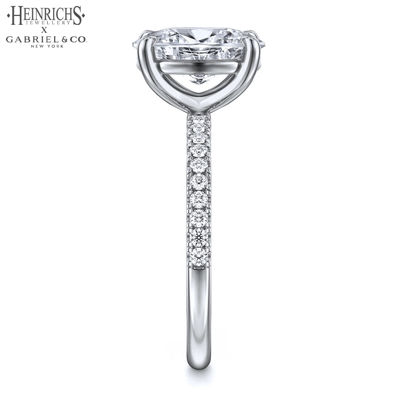 1.25ctr-2.50ctr Oval Cut Lab Grown Diamond Ring Tailor Made
