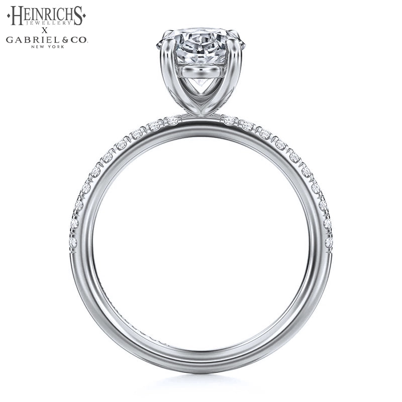 1.25ctr-2.50ctr Oval Cut Lab Grown Diamond Ring Tailor Made