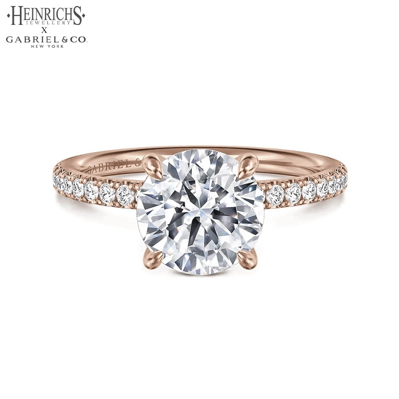 1.25ctr-2.50ctr Round Cut Lab Grown Diamond Ring Tailor Made