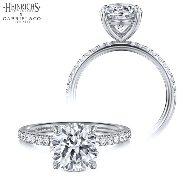 1.25ctr-2.50ctr Round Cut Lab Grown Diamond Ring Tailor Made