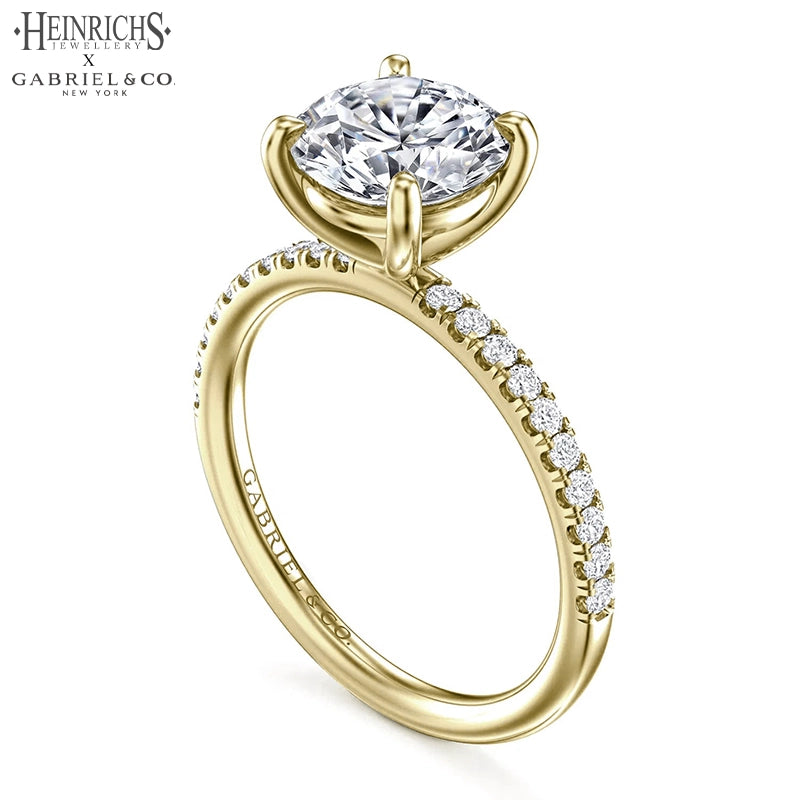 1.25ctr-2.50ctr Round Cut Lab Grown Diamond Ring Tailor Made