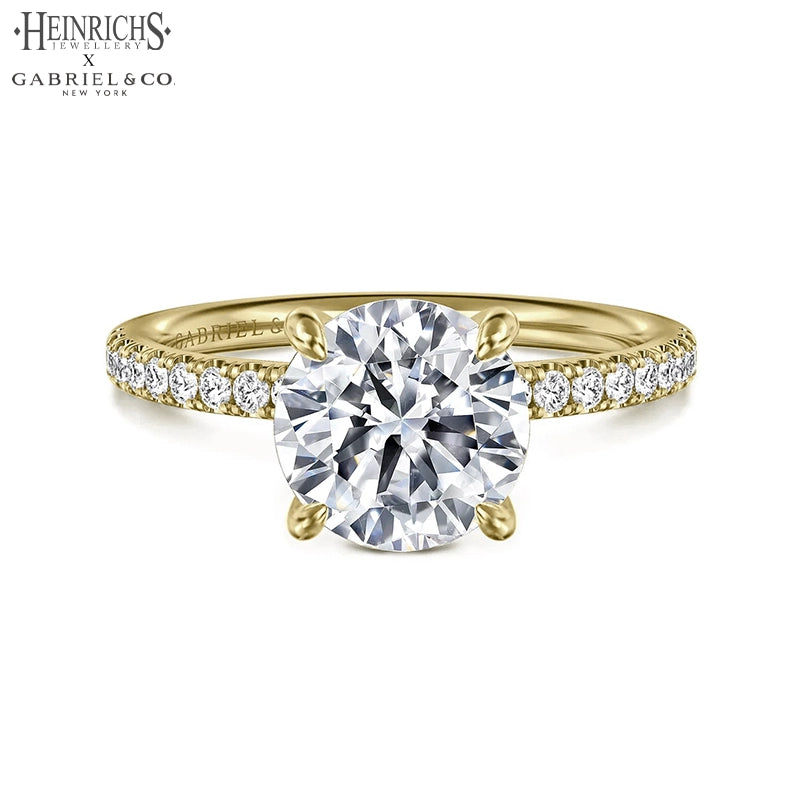 1.25ctr-2.50ctr Round Cut Lab Grown Diamond Ring Tailor Made