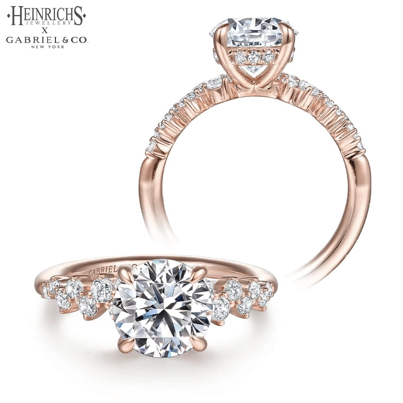 1.50ctr-3.00ctr Round Cut Lab Grown Diamond Ring