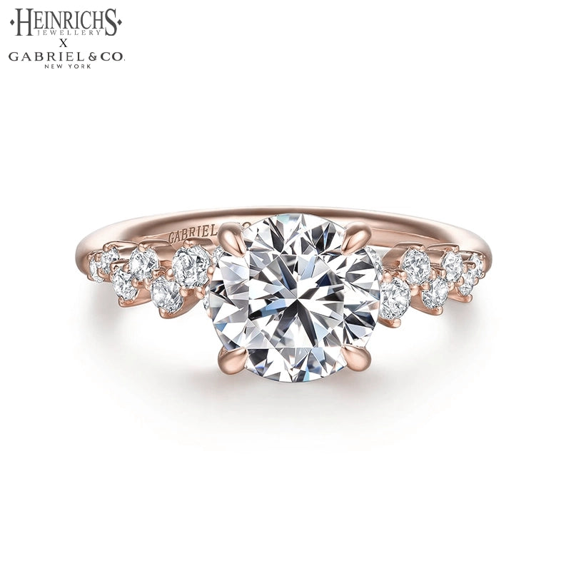 1.50ctr-3.00ctr Round Cut Lab Grown Diamond Ring