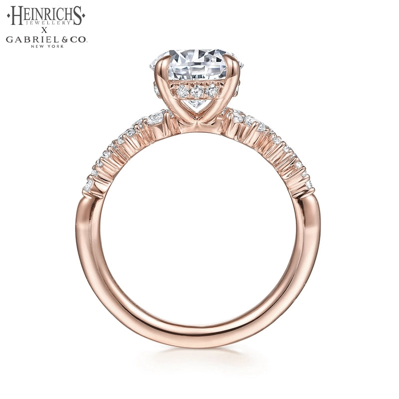 1.50ctr-3.00ctr Round Cut Lab Grown Diamond Ring
