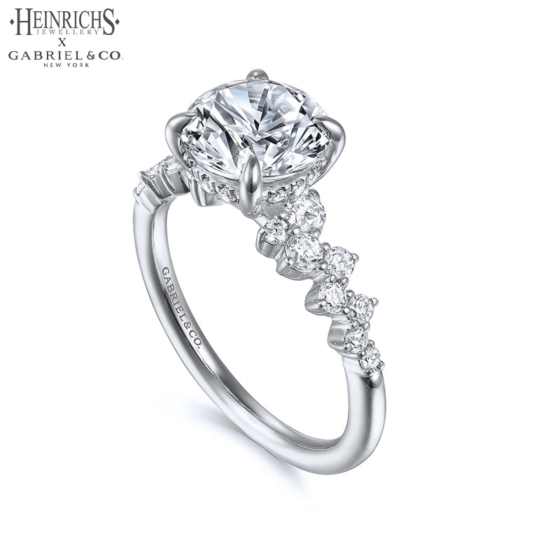 1.50ctr-3.00ctr Round Cut Lab Grown Diamond Ring