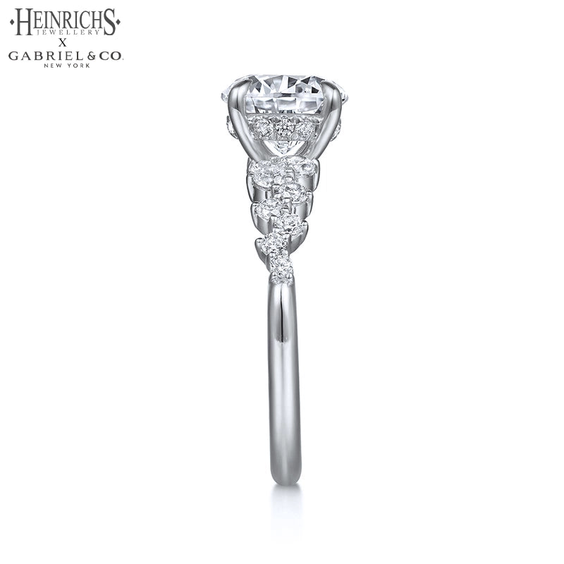 1.50ctr-3.00ctr Round Cut Lab Grown Diamond Ring
