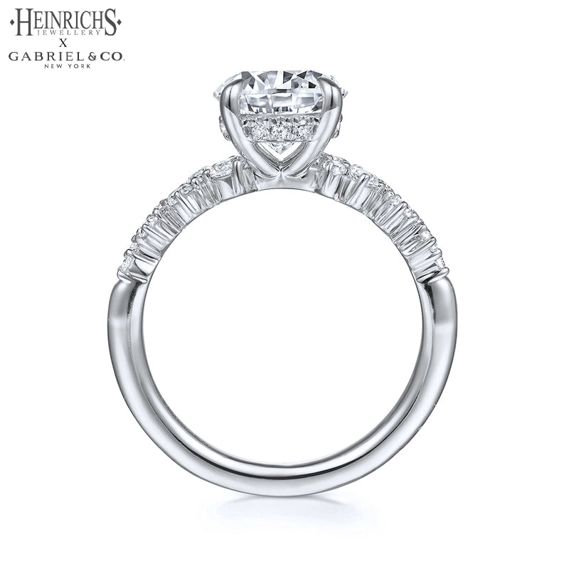 1.50ctr-3.00ctr Round Cut Lab Grown Diamond Ring