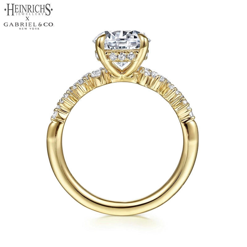 1.50ctr-3.00ctr Round Cut Lab Grown Diamond Ring