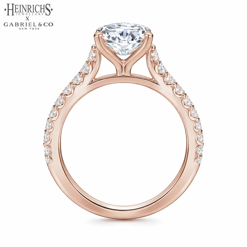 1.50ctr-3.00ctr Round Cut Lab Grown Diamond Ring