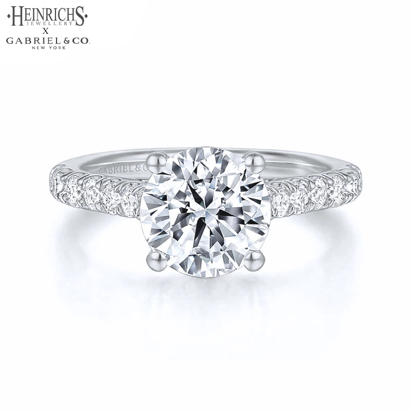 1.50ctr-3.00ctr Round Cut Lab Grown Diamond Ring