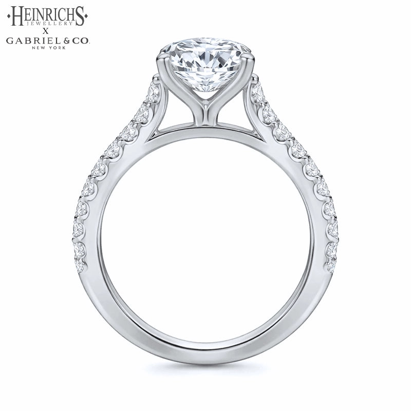 1.50ctr-3.00ctr Round Cut Lab Grown Diamond Ring