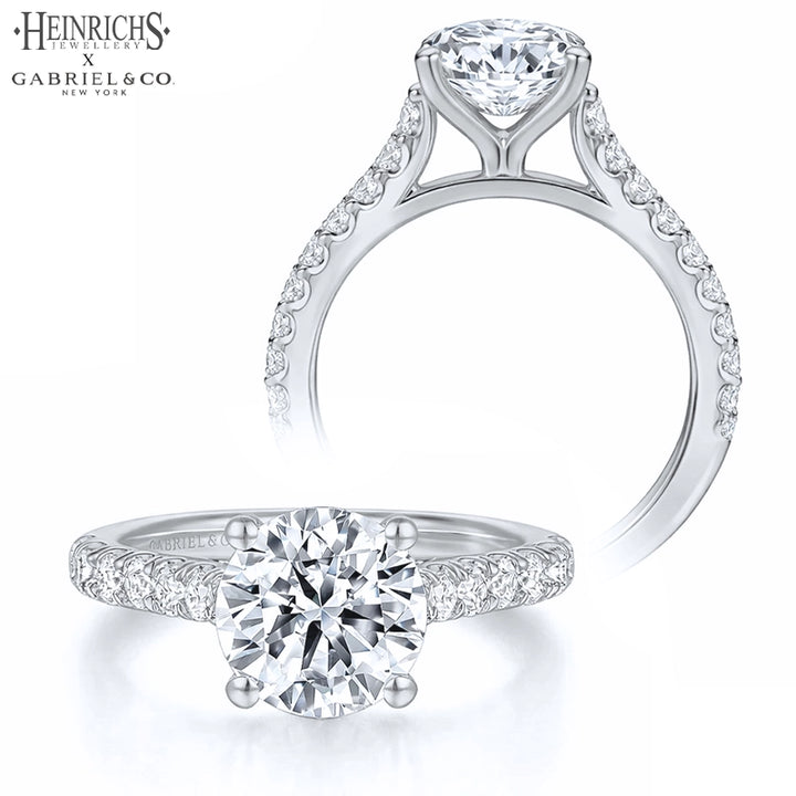 1.50ctr-3.00ctr Round Cut Lab Grown Diamond Ring Tailor Made