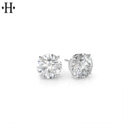 3.00cts Classic Set Lab Grown Diamond Earrings