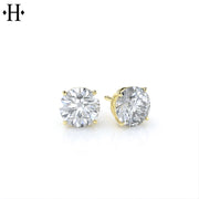 1.50cts Classic V Set Lab Grown Diamond Earrings