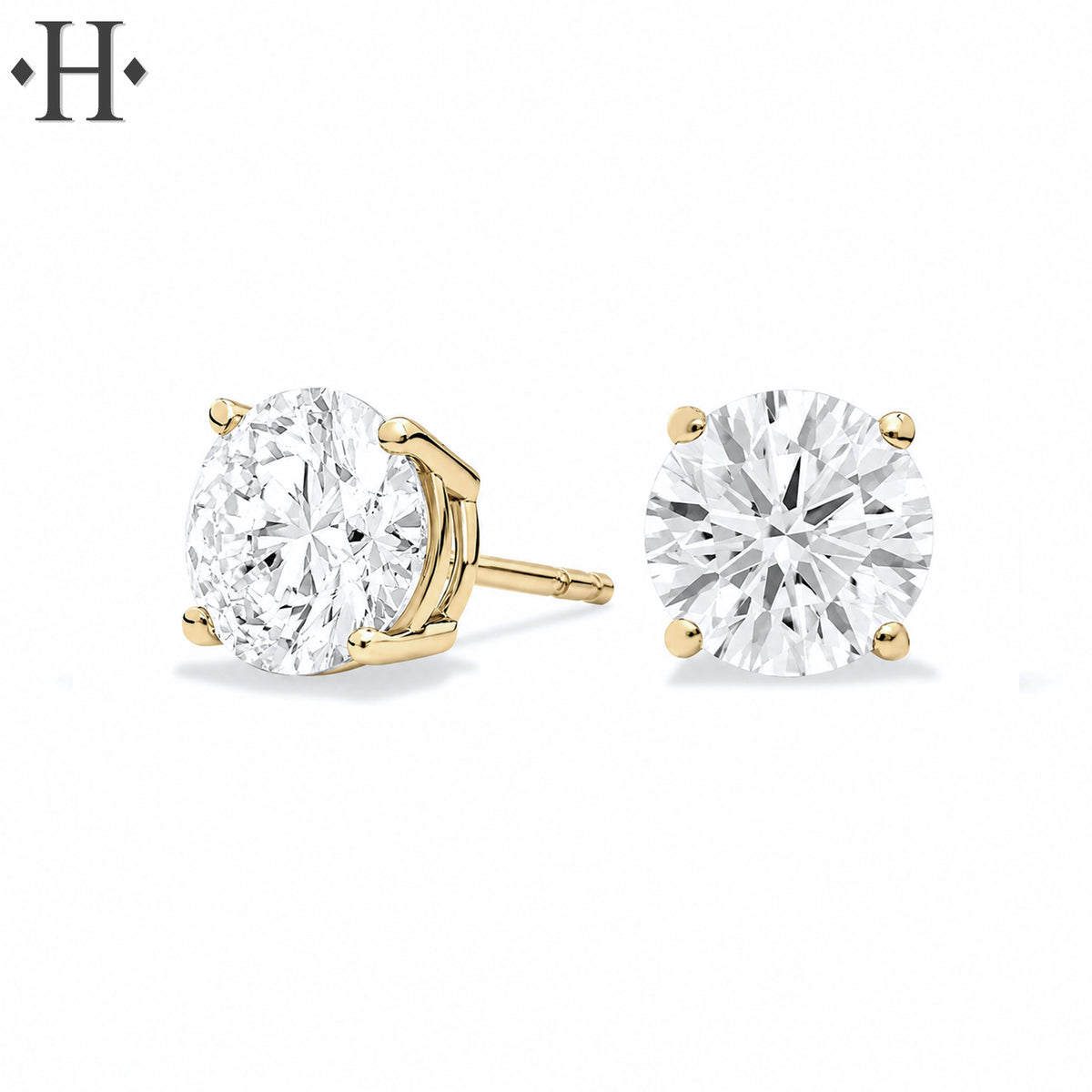 3.00cts Classic Set Lab Grown Diamond Earrings