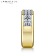 Natural Diamond High Polish Ring 8.0mm