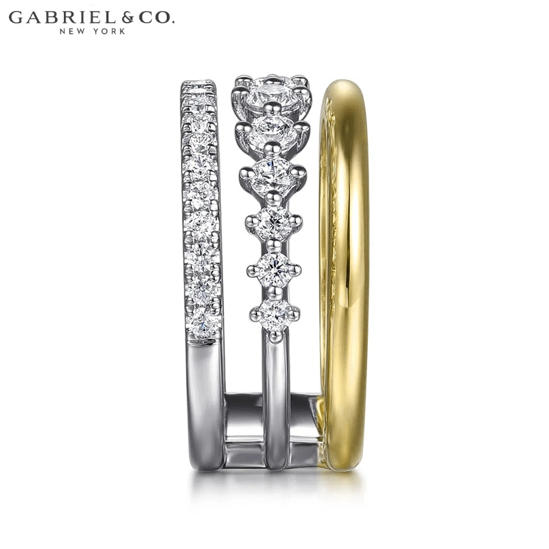14kt 0.75cts Natural Diamond Stackable Ring