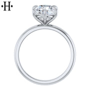 1.50ctr-2.00ctr Round Cut Natural Diamond Ring