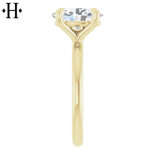 2.08ctW Oval Cut Lab Grown Diamond Ring