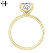 2.08ctW Oval Cut Lab Grown Diamond Ring