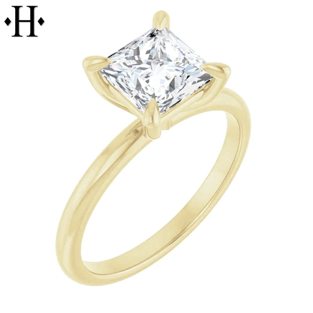 1.56ctw Princess Cut Lab Grown Diamond Ring