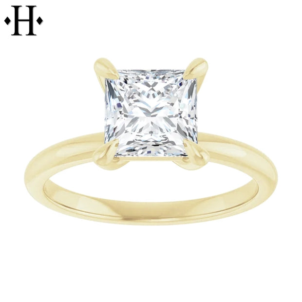 1.56ctw Princess Cut Lab Grown Diamond Ring